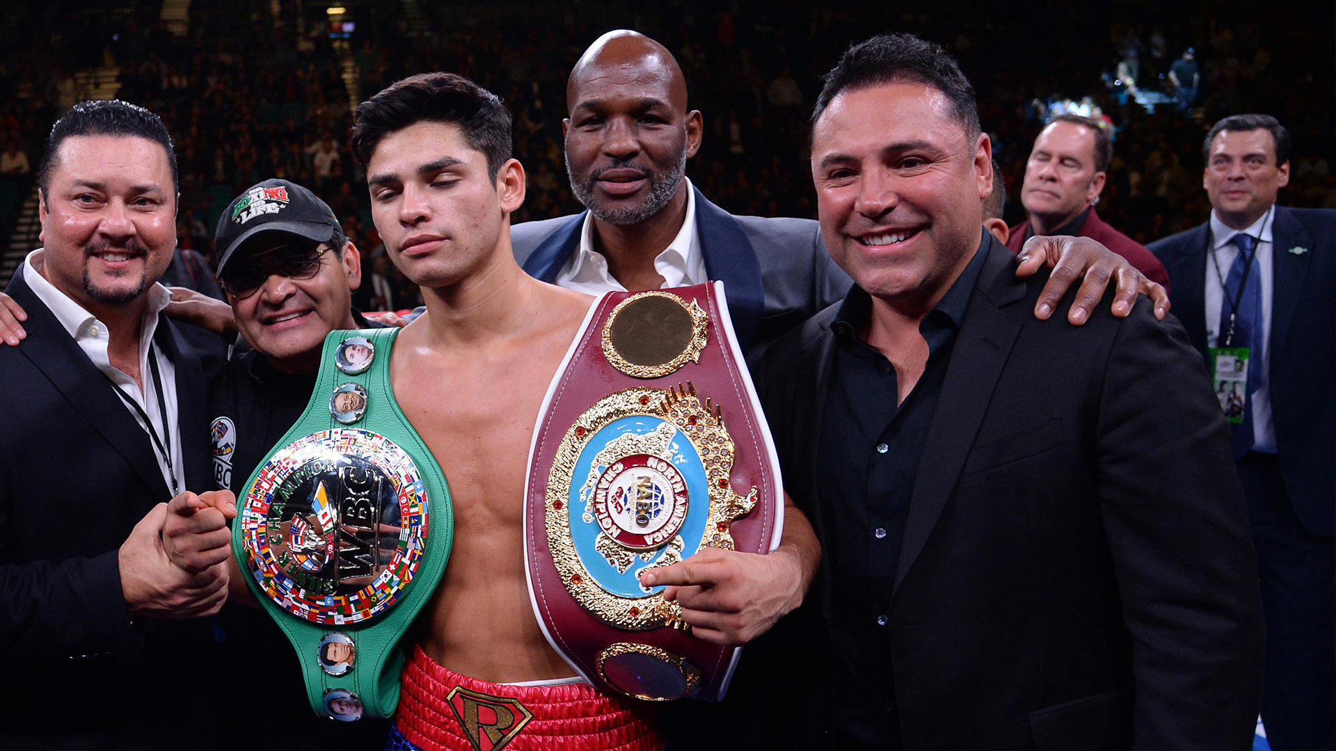 Ryan García y Óscar de la Hoya